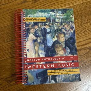 Norton Anthology of Western Music Volume 3